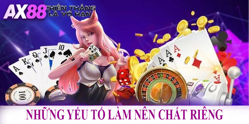 Những yếu tố làm nên chất riêng của game bài V8 tại AX88